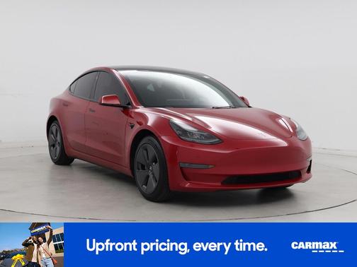 Red 2023 Tesla Model 3
