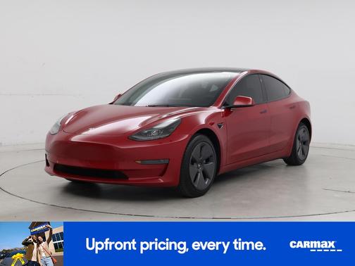 Red 2023 Tesla Model 3