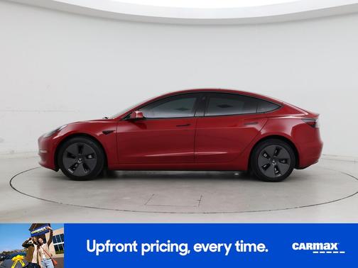 Red 2023 Tesla Model 3