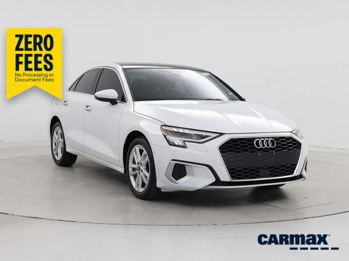 White 2023 Audi A3 Premium
