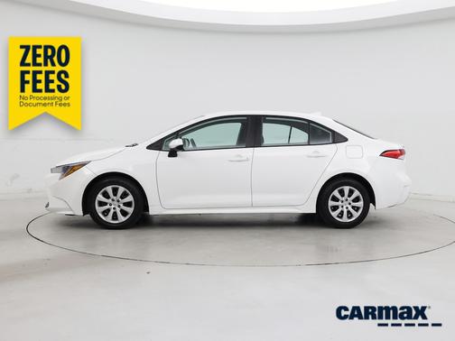 White 2022 Toyota Corolla LE