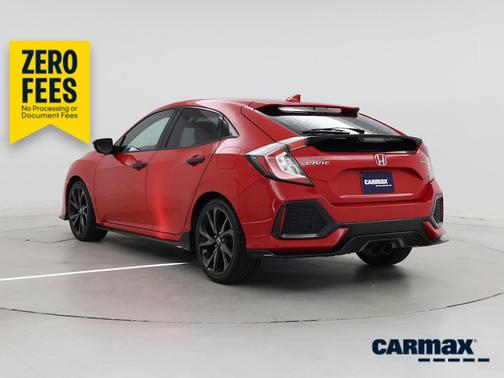 Red 2018 Honda Civic Sport
