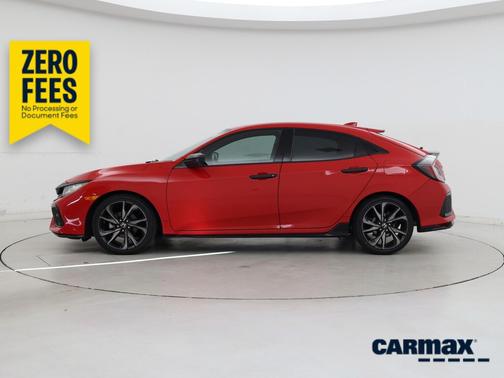 Red 2018 Honda Civic Sport