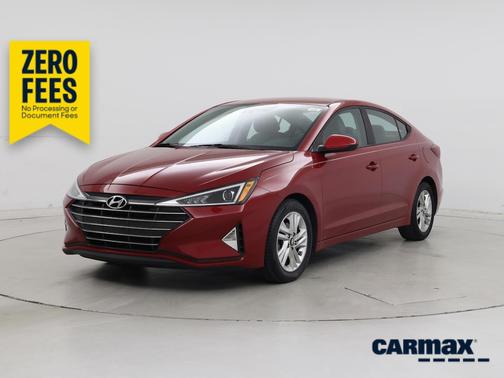 Red 2019 Hyundai ELANTRA SEL