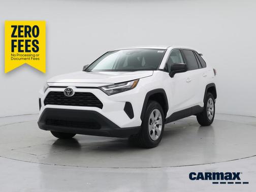 White 2023 Toyota RAV4 LE