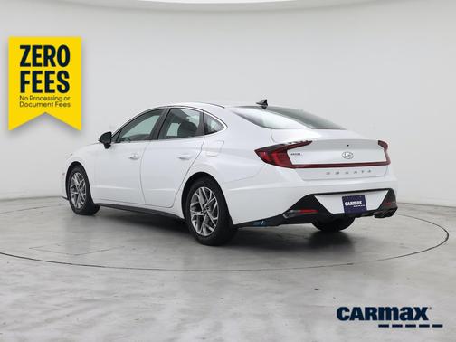 White 2020 Hyundai SONATA SEL