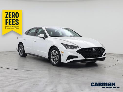 White 2020 Hyundai SONATA SEL