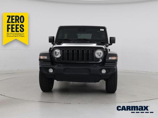 Black 2025 Jeep Wrangler Sport S