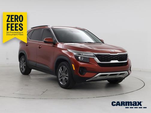 Orange 2021 Kia Seltos S