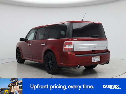 Red 2016 Ford Flex SEL