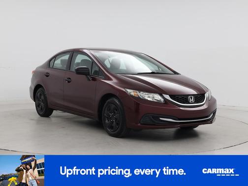 Burgundy 2014 Honda Civic LX