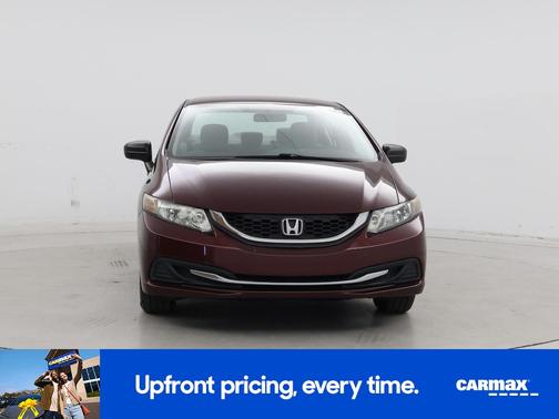 Burgundy 2014 Honda Civic LX