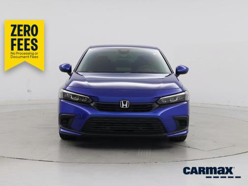 Blue 2022 Honda Civic LX