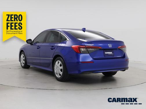 Blue 2022 Honda Civic LX