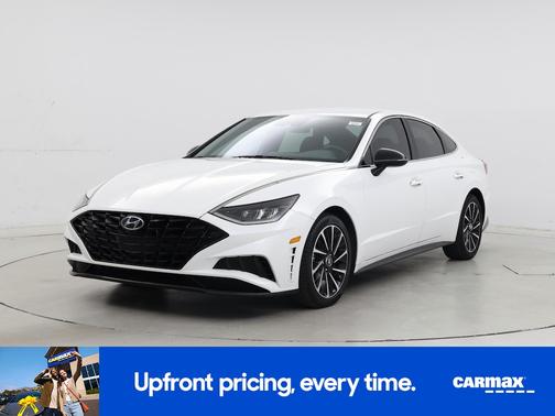 White 2020 Hyundai SONATA SEL Plus
