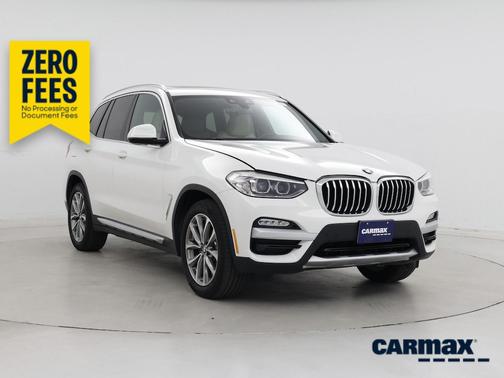 White 2019 BMW X3 XDrive30i
