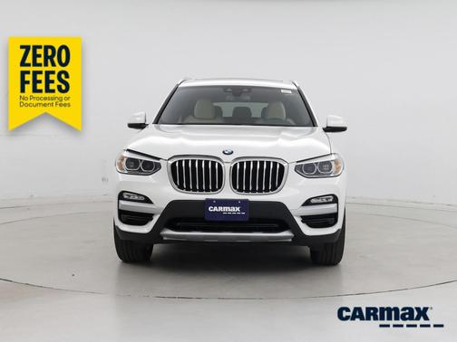 White 2019 BMW X3 XDrive30i