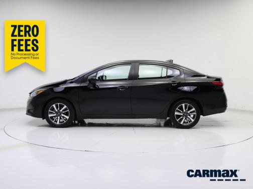 Black 2025 Nissan Versa SV
