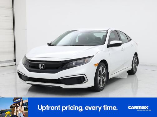 White 2020 Honda Civic LX