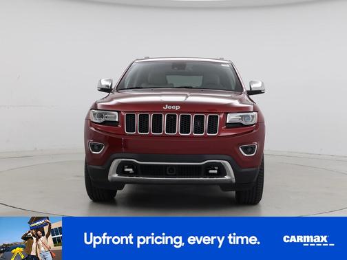 Red 2014 Jeep Grand Cherokee Overland