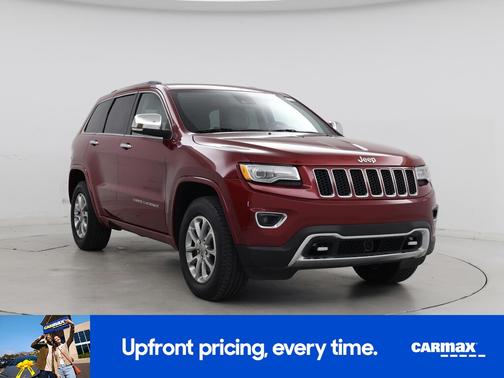 Red 2014 Jeep Grand Cherokee Overland