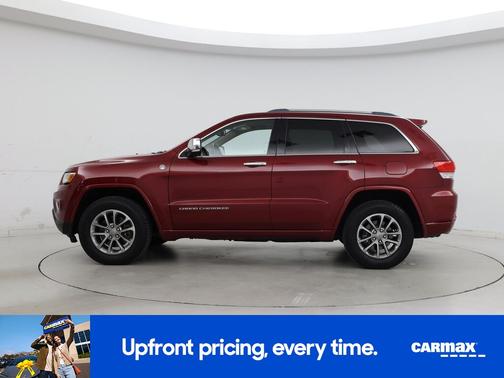 Red 2014 Jeep Grand Cherokee Overland