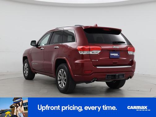 Red 2014 Jeep Grand Cherokee Overland