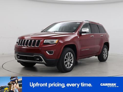 Red 2014 Jeep Grand Cherokee Overland