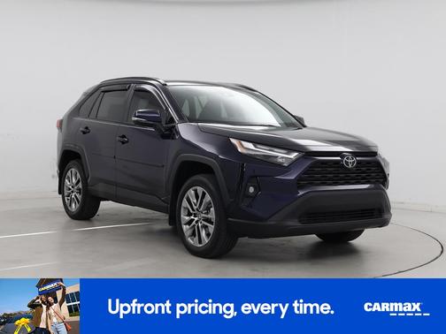 Blue 2022 Toyota RAV4 XLE Premium