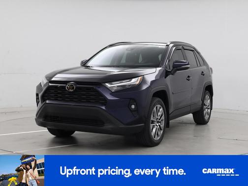 Blue 2022 Toyota RAV4 XLE Premium