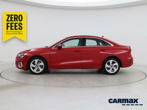 Red 2023 Audi A3 Premium Plus