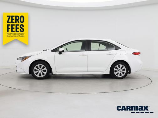 White 2022 Toyota Corolla LE