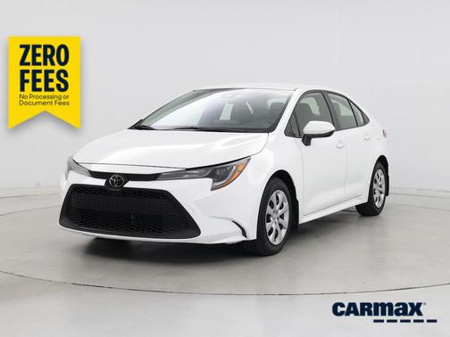 White 2022 Toyota Corolla LE
