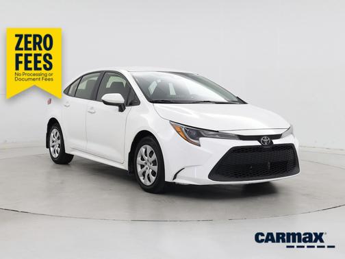 White 2022 Toyota Corolla LE