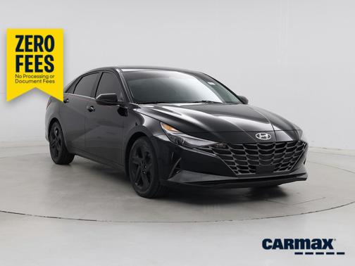 Black 2023 Hyundai ELANTRA HEV Limited