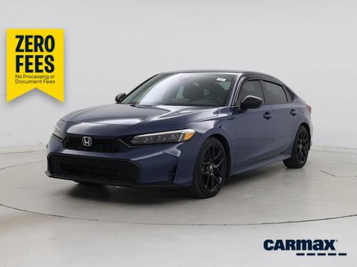 Blue 2025 Honda Civic Sport