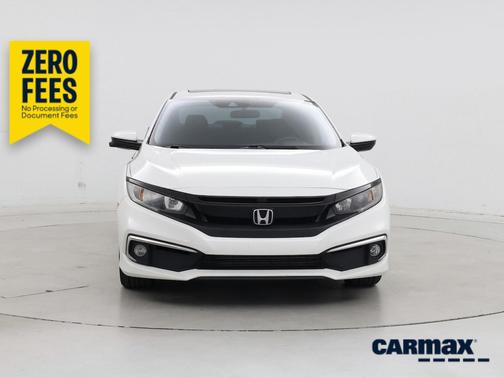 White 2020 Honda Civic EX