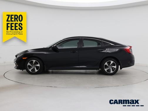 Black 2020 Honda Civic LX