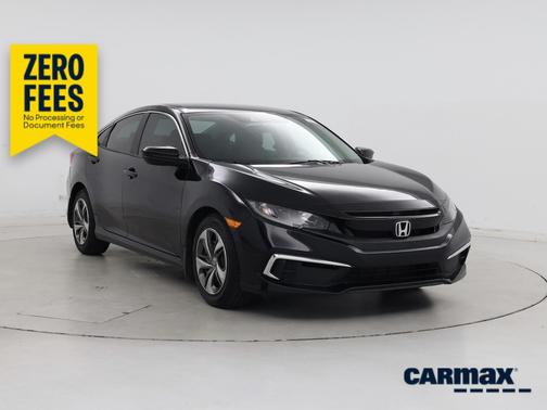 Black 2020 Honda Civic LX