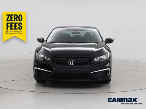 Black 2020 Honda Civic LX