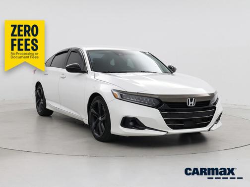 White 2021 Honda Accord Sport SE