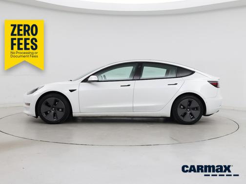 White 2022 Tesla Model 3 Long Range