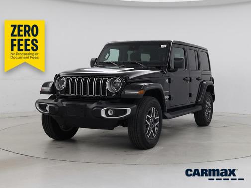 Black 2024 Jeep Wrangler Sahara