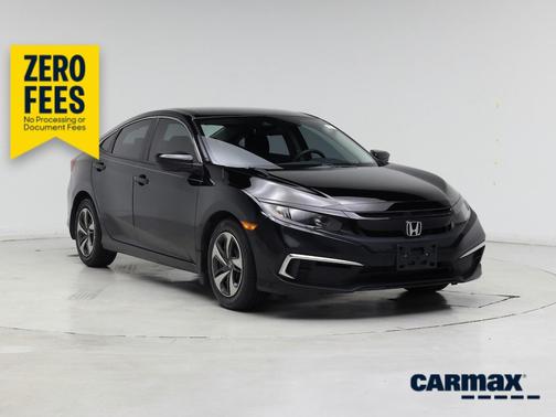Black 2020 Honda Civic LX