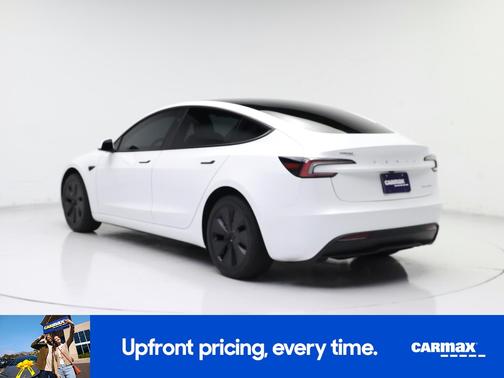 White 2025 Tesla Model 3 Long Range