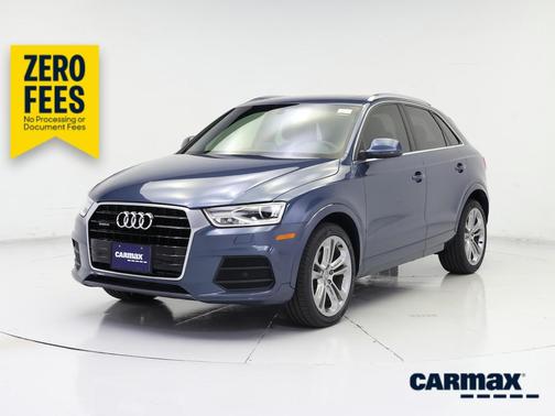 Blue 2017 Audi Q3 Premium Plus
