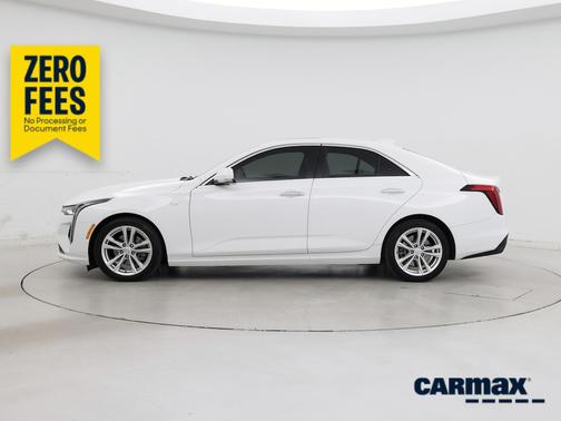 White 2023 Cadillac CT4 Luxury