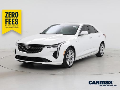 White 2023 Cadillac CT4 Luxury