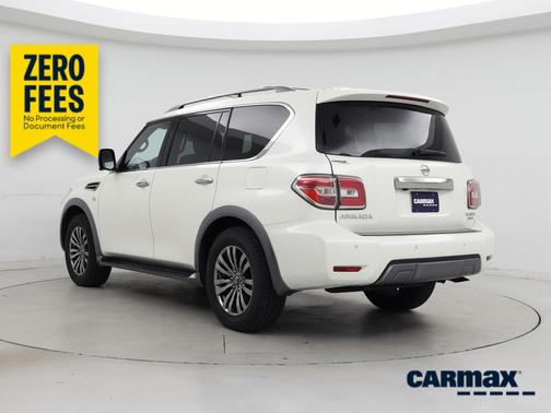 White 2018 Nissan Armada Platinum