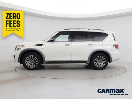 White 2018 Nissan Armada Platinum